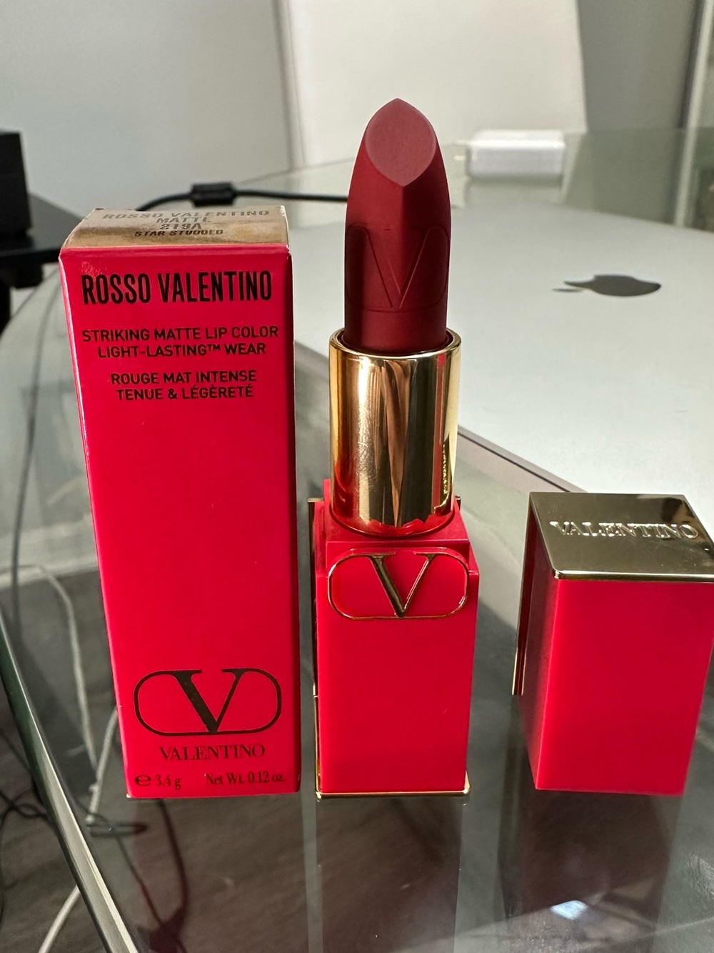 Valentino Rosso Valentino Striking Matte Lipstick - Red